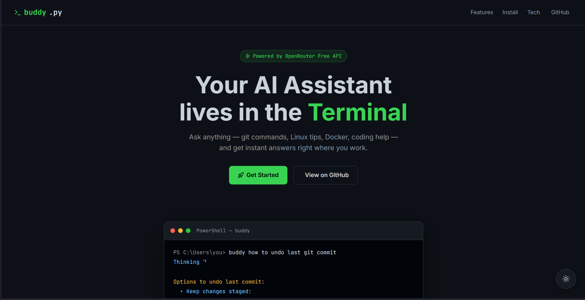 BuddyAI Terminal Assistant
